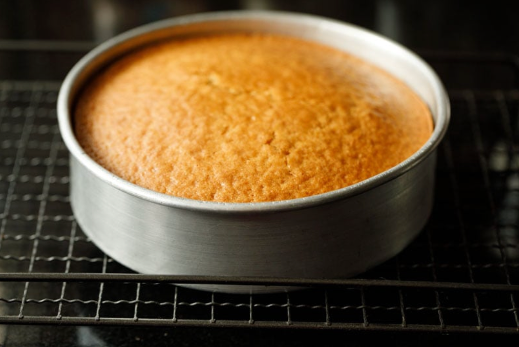 Eggless Vanilla cake